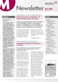 Newsletter 01/2009 Newsletter